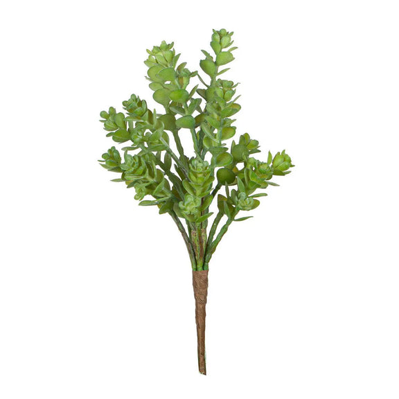 9” Multi Head Succulent Stem Replica Plants and Decor