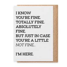 A Little Not Fine - Greeting Card Paisley & Parsley