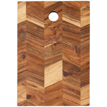 Acacia Chevron Serving Board 10 inch Danica Heirloom