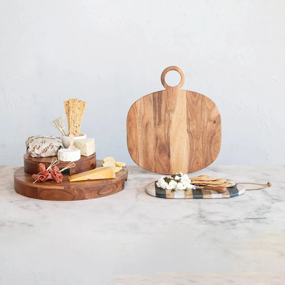 Acacia Wood Cheese Board Greenhouse Home