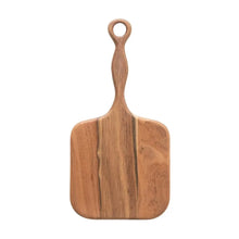 Acacia Wood Cheese/Cutting Board w/Handle - Greenhouse Home