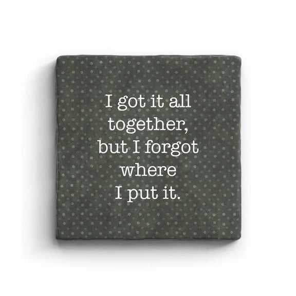 All Together - Marble Coaster, [product_price]- Greenhouse Home