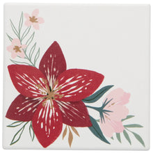 Amaryllis Soak Up Coasters, Set of 4 NOW Designs