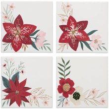 Amaryllis Soak Up Coasters, Set of 4, [product_price]- Greenhouse Home