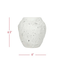 Ambrosine Vase White, [product_price]- Greenhouse Home