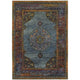 Andorra Medallion Rug in Blue - Greenhouse Home