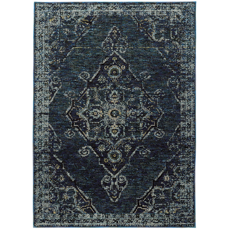 Andorra Rug in Blue - Greenhouse Home