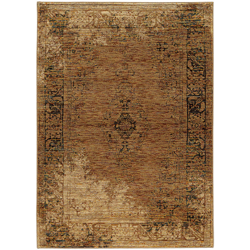 Andorra Rug in Brown - Greenhouse Home