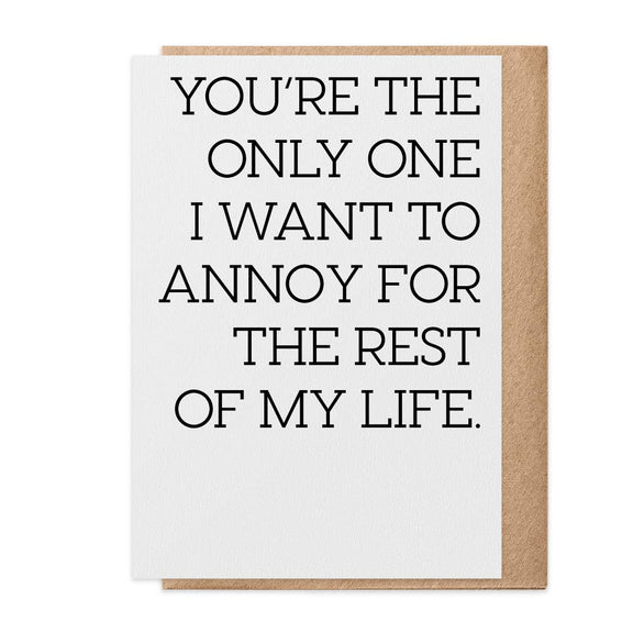 Annoy - Greeting Card Paisley & Parsley