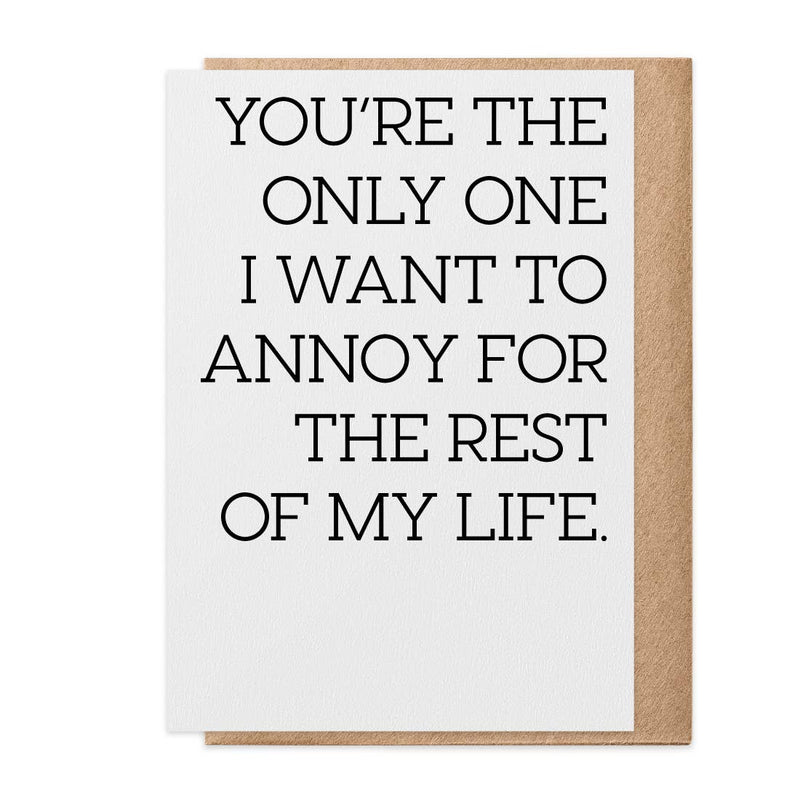 Annoy - Greeting Card Paisley & Parsley