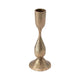 Antique Brass Hand Forged Metal Taper Holder, 6.5" Greenhouse Home