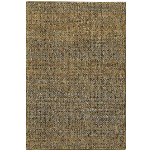 Atlas Heathered Rug in Green - Greenhouse Home