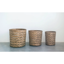Bamboo Bushel Basket - Greenhouse Home