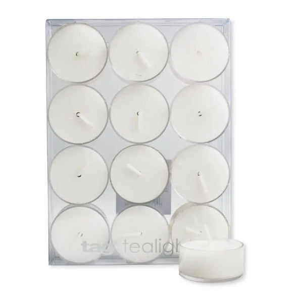 Basic Tealight Candles - Set of 12 - Greenhouse Home