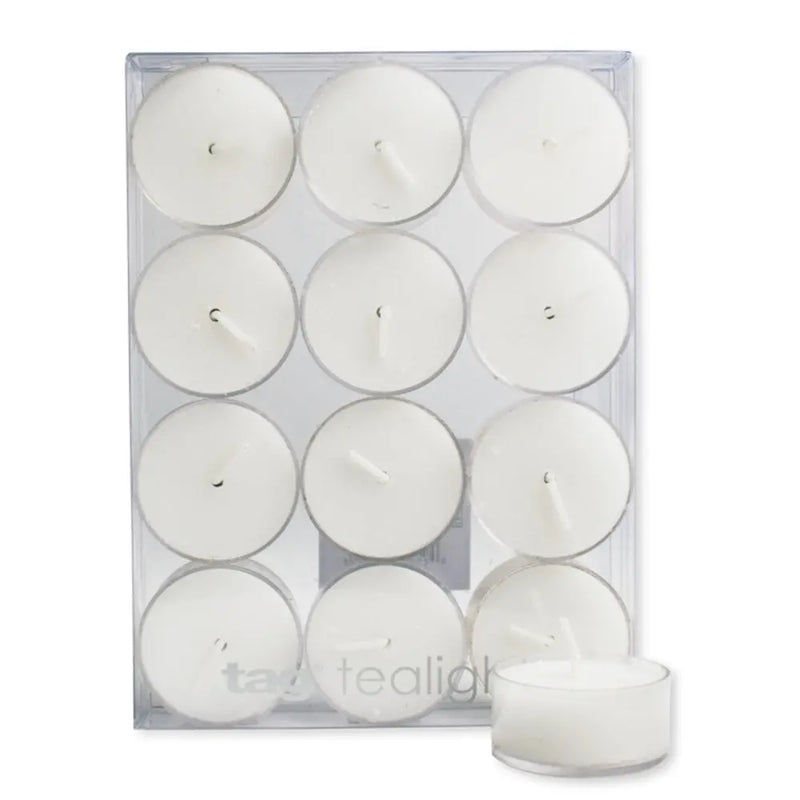 Basic Tealight Candles - Set of 12 - Greenhouse Home