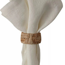 Basket Weave Napkin Ring, [product_price]- Greenhouse Home