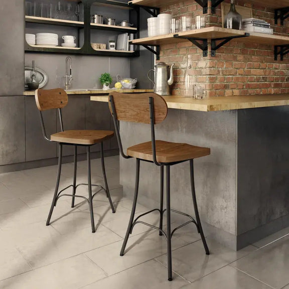 Bean Swivel Counter Stool, [product_price]- Greenhouse Home