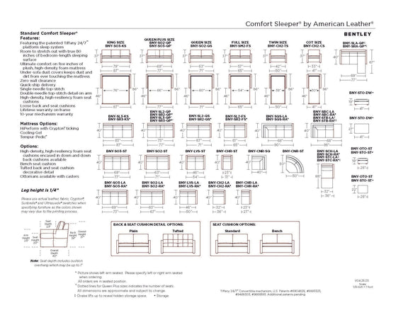 Bentley Sleeper Sofa, [product_price]- Greenhouse Home