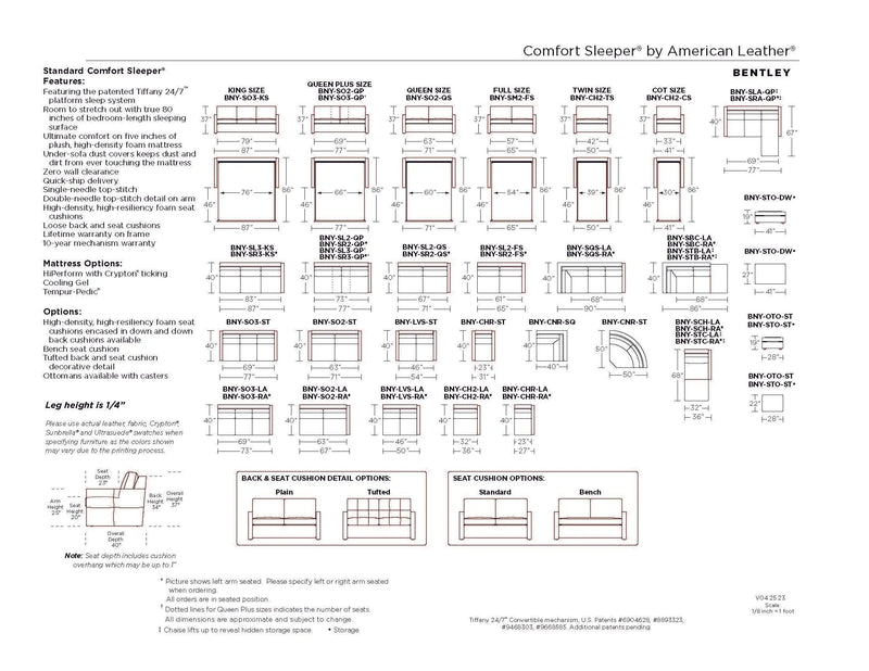 Bentley Sleeper Sofa, [product_price]- Greenhouse Home