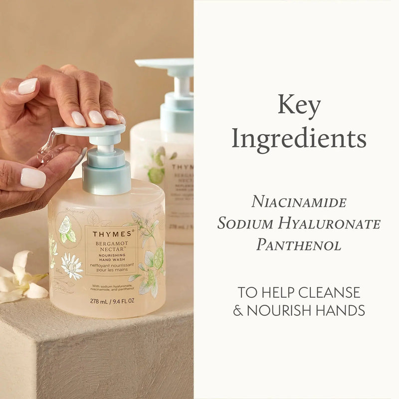 Bergamot Nectar Nourishing Hand Wash Thymes