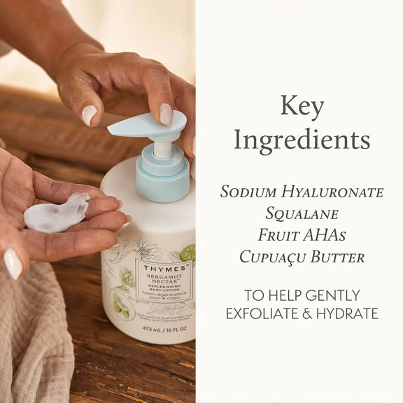 Bergamot Nectar Replenishing Body Lotion Thymes