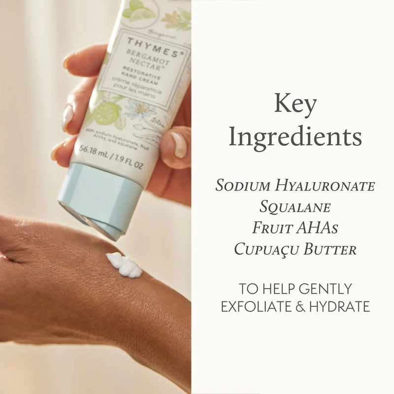 Bergamot Nectar Restorative Hand Cream Thymes