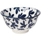Blue Floral Stamped Bowl 3.5 inch NOW Designs