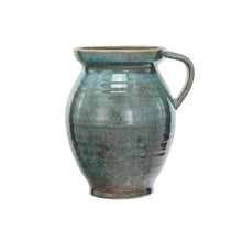 Blue Stoneware Jug with Handle Greenhouse Home