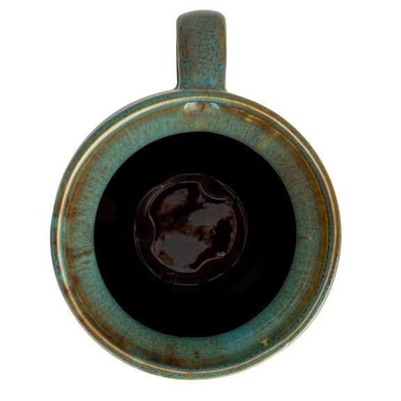 Blue Stoneware Jug with Handle Greenhouse Home