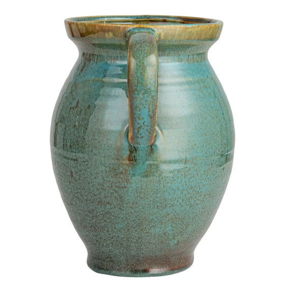 Blue Stoneware Jug with Handle Greenhouse Home