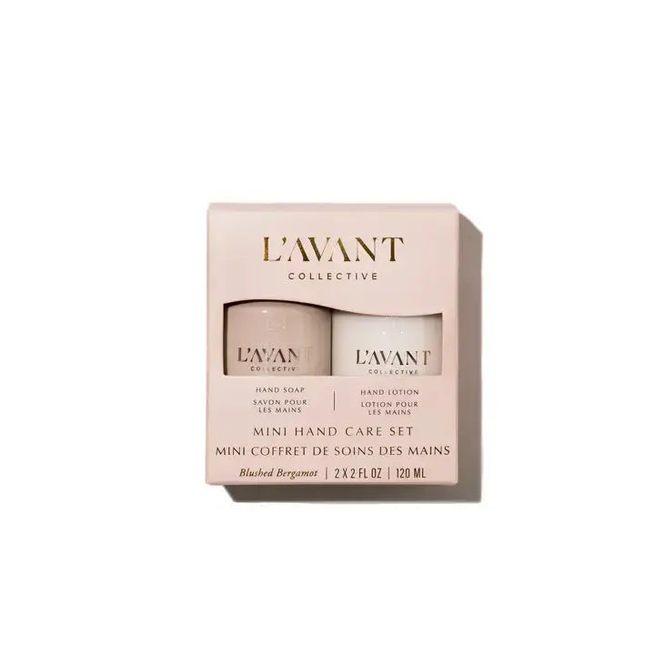 Blushed Bergamot Mini Hand Care Set, Soap + Hand Lotion L'AVANT Collective