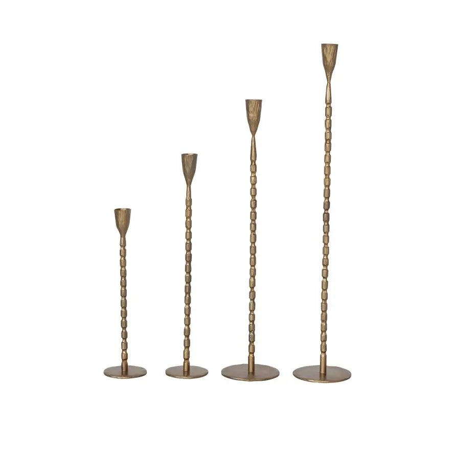 Brass Hand-Forged Cast Iron Taper Holder Greenhouse Home