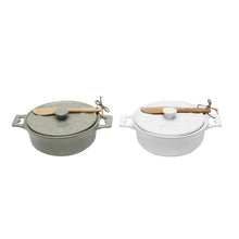 Brie Baker with Lid and Spreader, [product_price]- Greenhouse Home