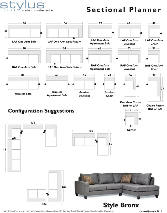 Bronx Sectional - Greenhouse Home