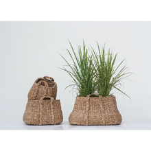 Brown Natural Seagrass Baskets - Set of 3 - Greenhouse Home