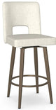 Bryana Upholstered Swivel or Non Swivel Stool Amisco