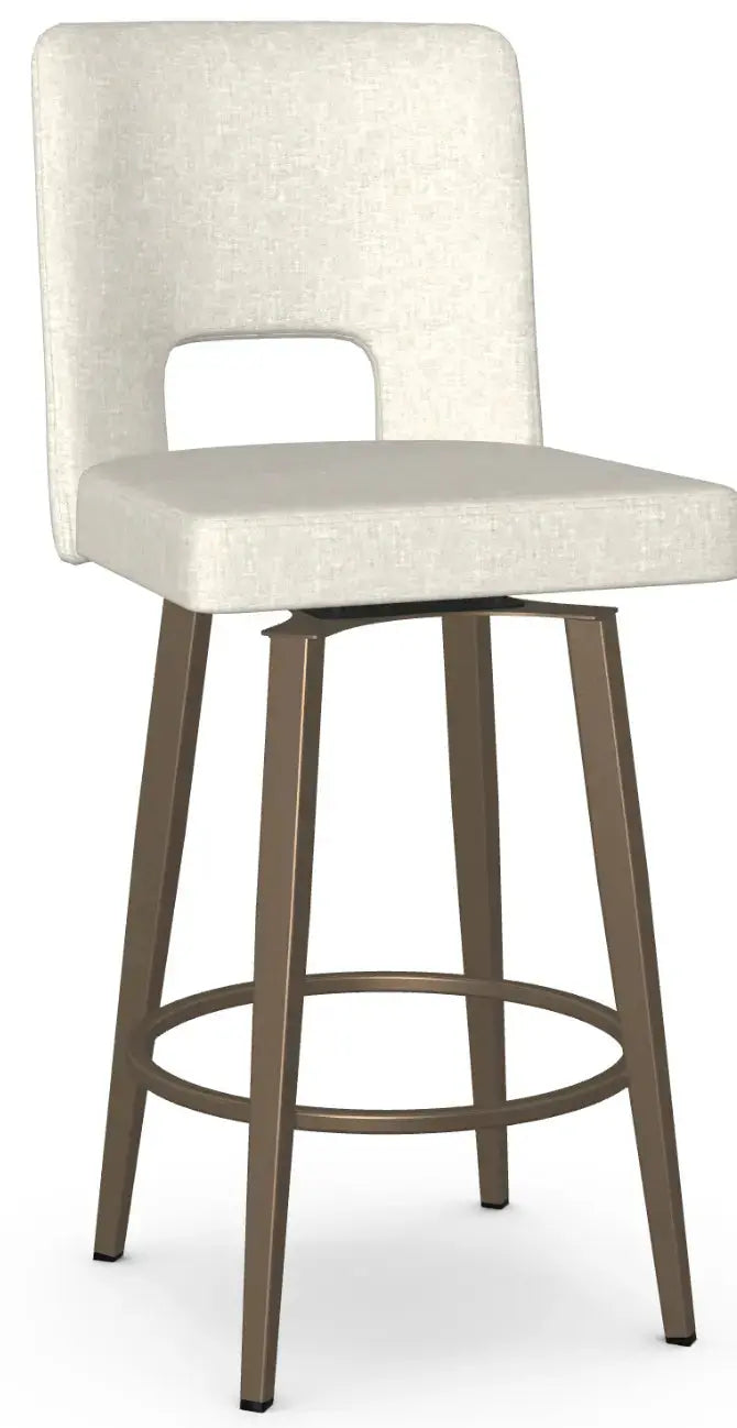 Bryana Upholstered Swivel or Non Swivel Stool Amisco