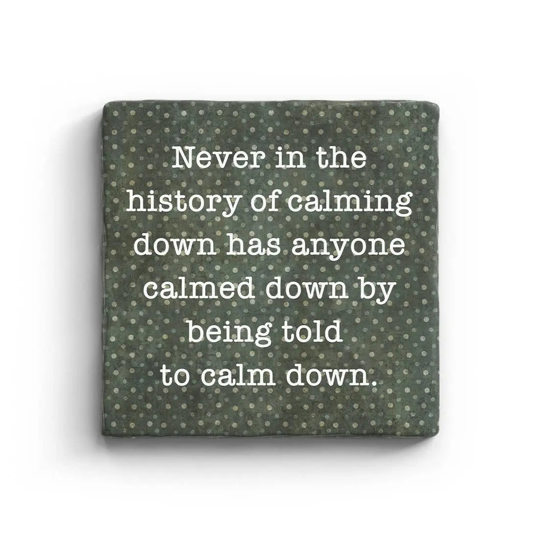 Calm Down - Marble Coaster, [product_price]- Greenhouse Home