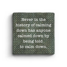 Calm Down - Marble Coaster, [product_price]- Greenhouse Home