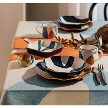 Canvas Stamped Tapas Plate, [product_price]- Greenhouse Home