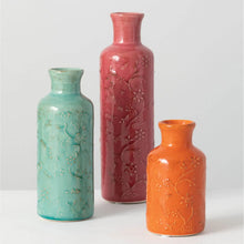 Ceramic Floral Bottle Set, [product_price]- Greenhouse Home