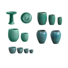 Ceramic Glazed Bird Bath Greenhouse Home