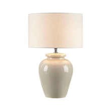 Ceramic Table Lamp, Cream, [product_price]- Greenhouse Home