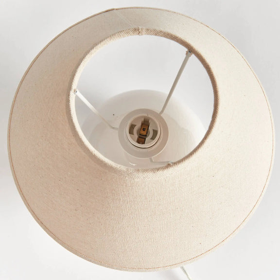 Charlie Mini Lamp, White Napa Home & Garden