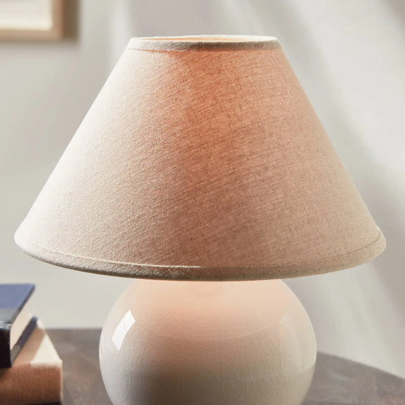 Charlie Mini Lamp, White Napa Home & Garden
