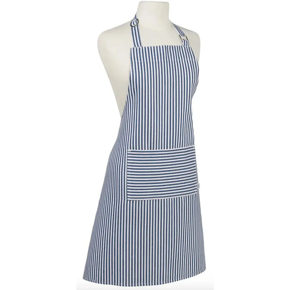 Royal Narrow Stripe Chef Apron - Greenhouse Home