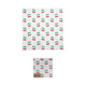 Paper Cocktail Napkins with Cherries, White (Contains 50 Folded Pieces)