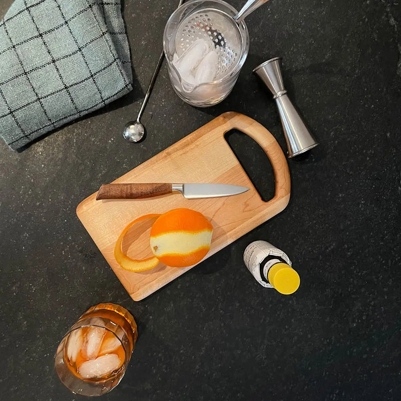 Cherry Oval Handled Charcuterie Board, [product_price]- Greenhouse Home