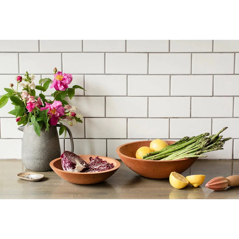 Cherry Wooden Salad Bowl, [product_price]- Greenhouse Home