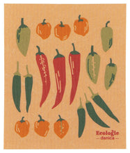 Chili Peppers Swedish Dishcloth, [product_price]- Greenhouse Home